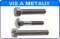 Ecrous crant� � sertir t�te affleurante   -   M  4   -   Inox A2 